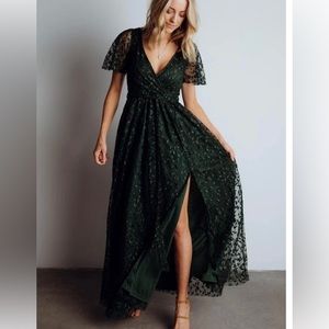 Baltic Born Emerald Green Maxi Dress